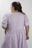 DARLING  lilac cotton midi dress